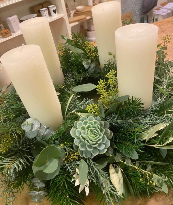 Adventskranz stecken 24.11.2025