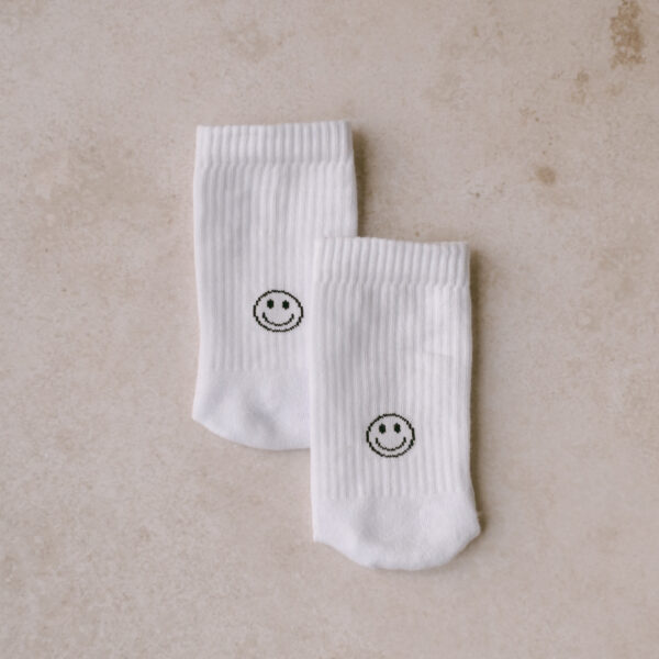 Socken Smiley schwarz – Bild 2