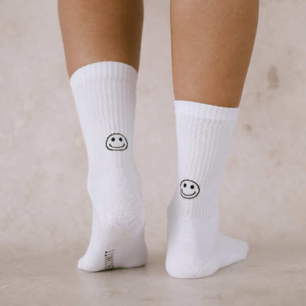 Socken Smiley schwarz