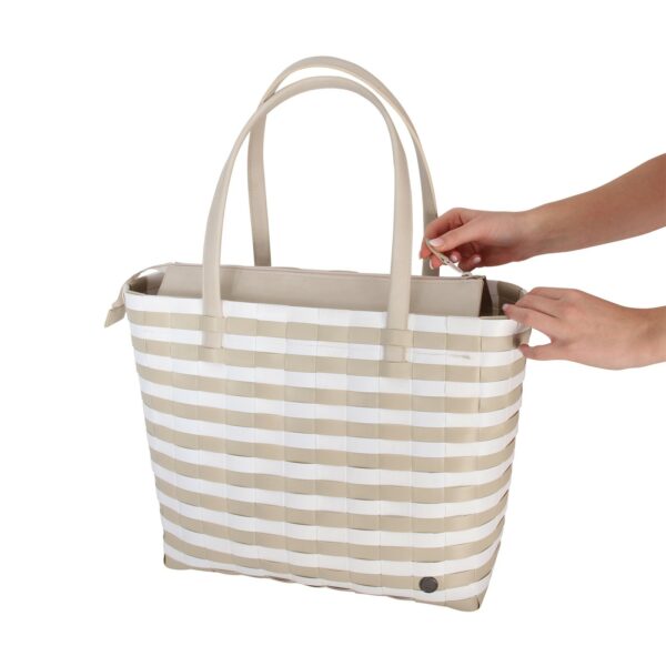 Handed By Tasche Sonnyboy Bay pale grey/pearl white – Bild 3