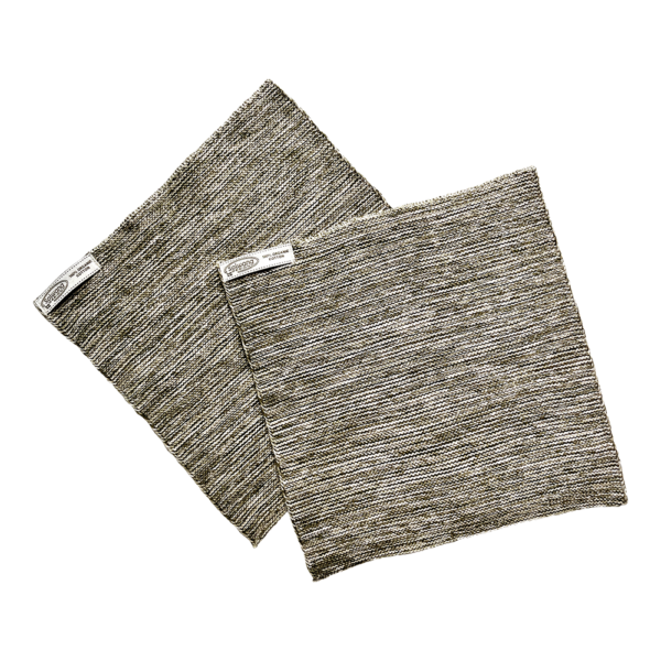 Wischlappen aus Restgarn olivmix – Bild 2