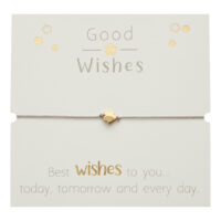 Armband - "Good Wishes" - vergoldet - Blüte