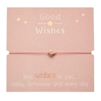 Armband - "Good Wishes" - rosévergoldet - Blüte