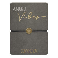 Armband - "Wonderful Vibes" - Connection vergoldet