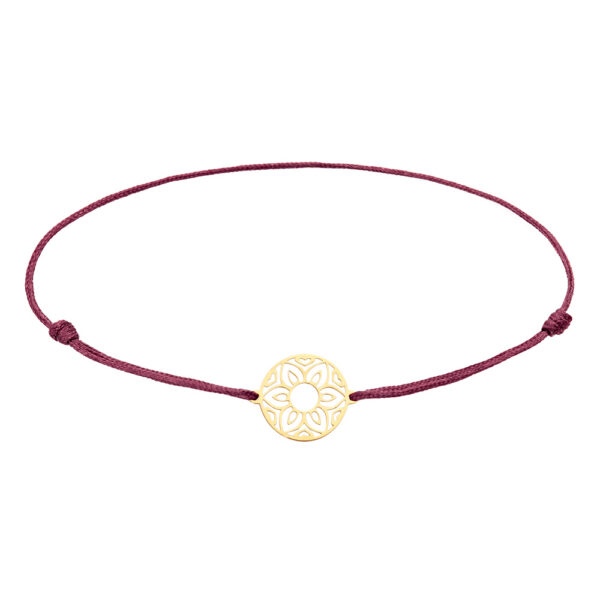 Armband - "Wonderful Vibes" - Love vergoldet – Bild 2
