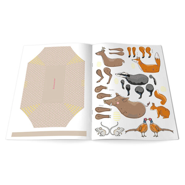 Ausschneidebuch Waldtiere – Bild 2