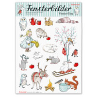 Fensterbilder Schneetiere
