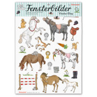 Fensterbilder Pony