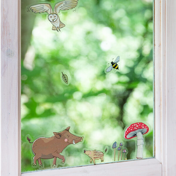 Fensterbilder Waldtiere – Bild 3