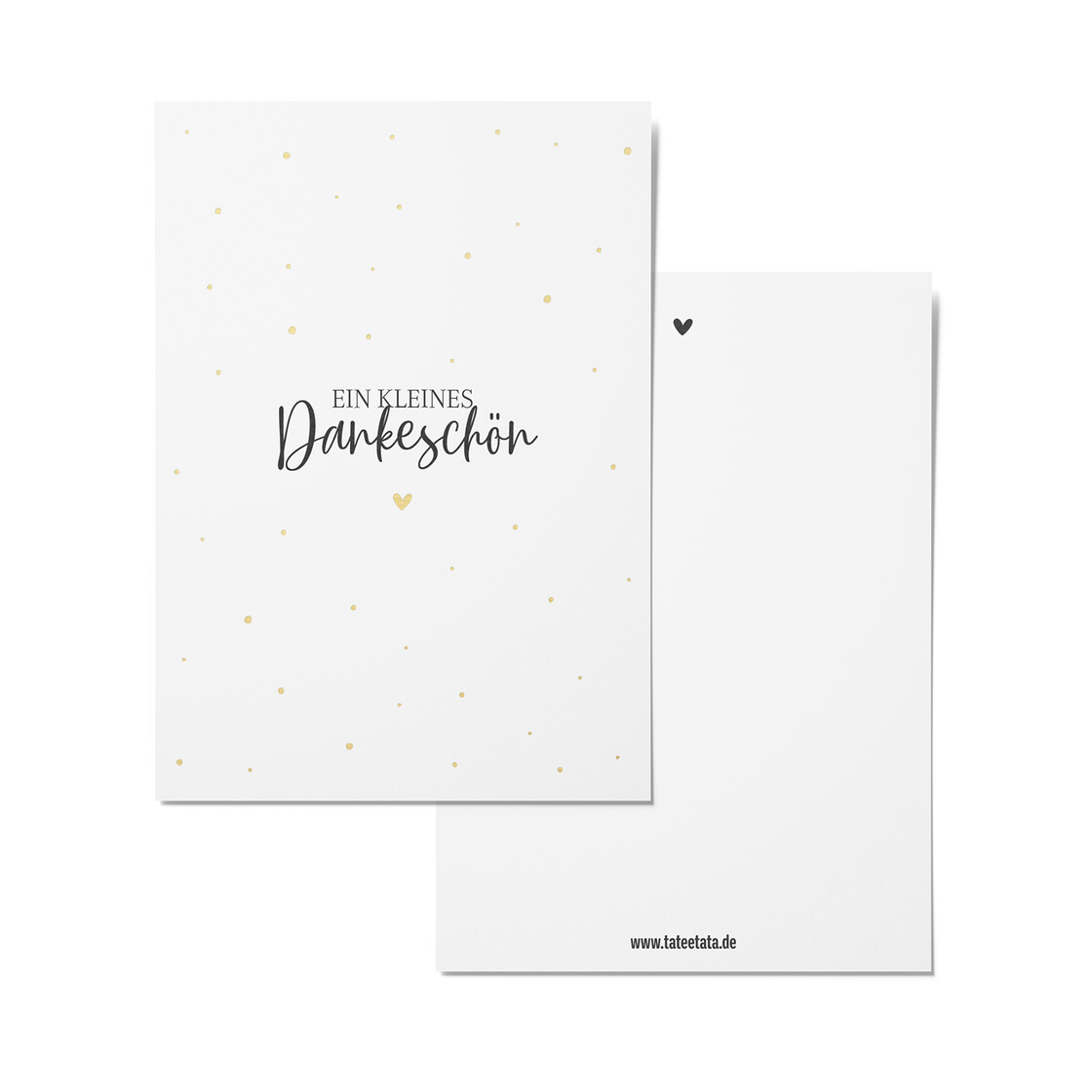 Postkarte Ein kleines Dankeschön