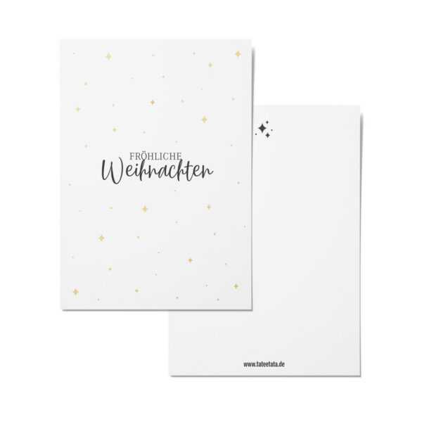 Postkarte Fröhliche Weihnachten