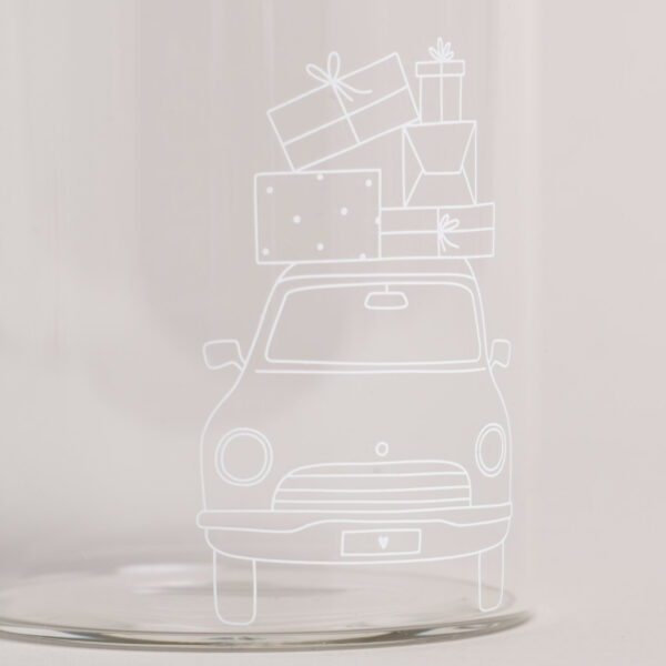 Mini Vorratsglas Christmas Car – Bild 3