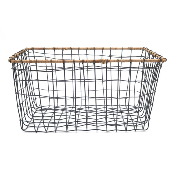 Drahtkorb eckig 35x26 cm – Bild 2