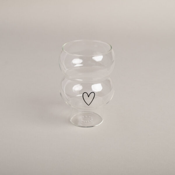 Double Bubble Glas Herz – Bild 3