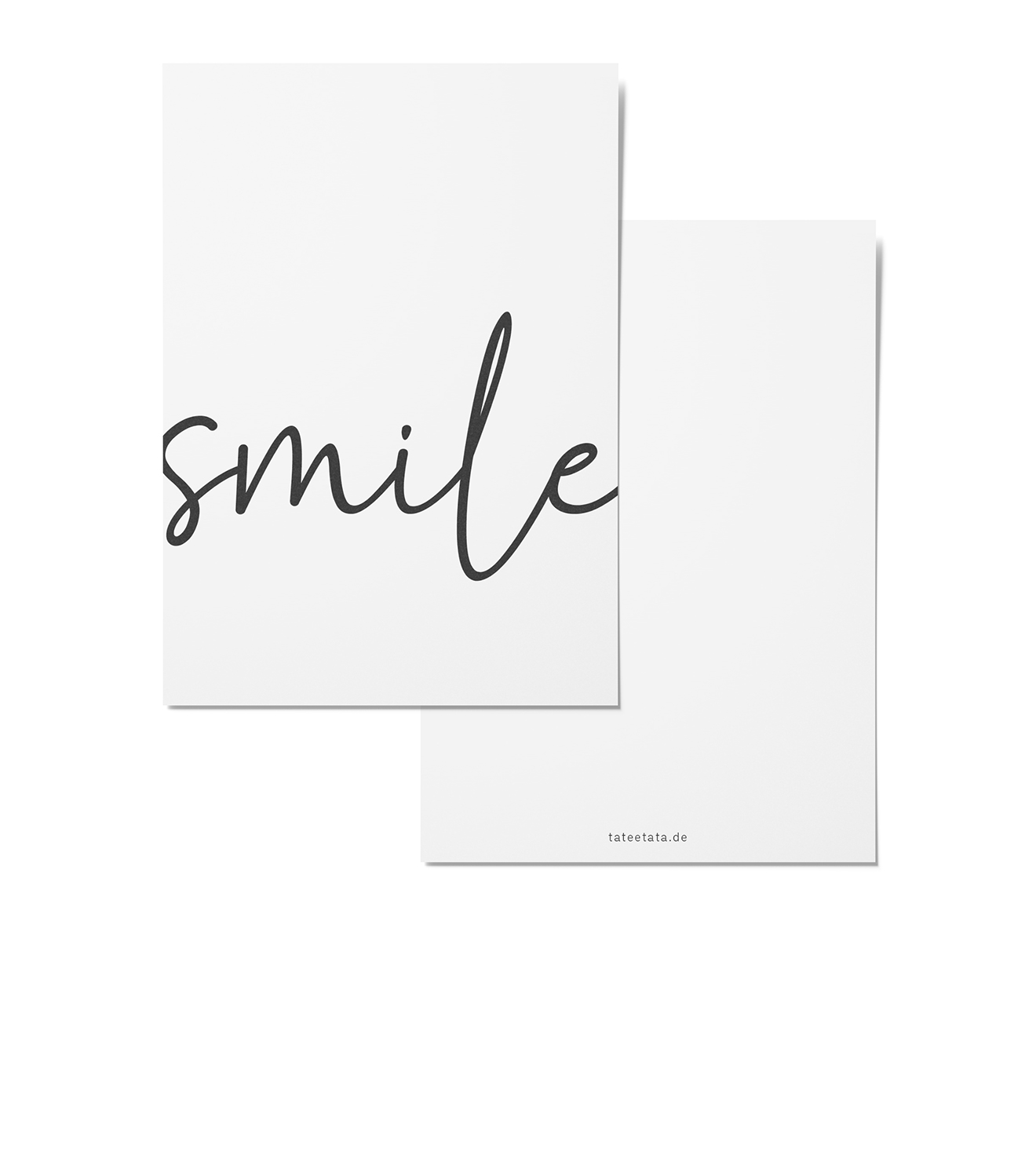 Postkarte Smile