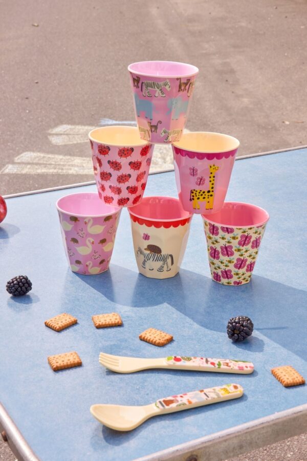 Becher Rice klein Wildlife pink