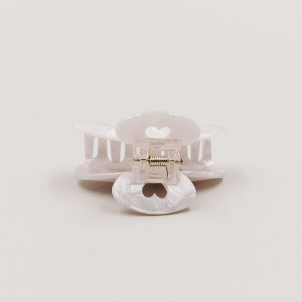 Haarspange gross Herz Pearl – Bild 2