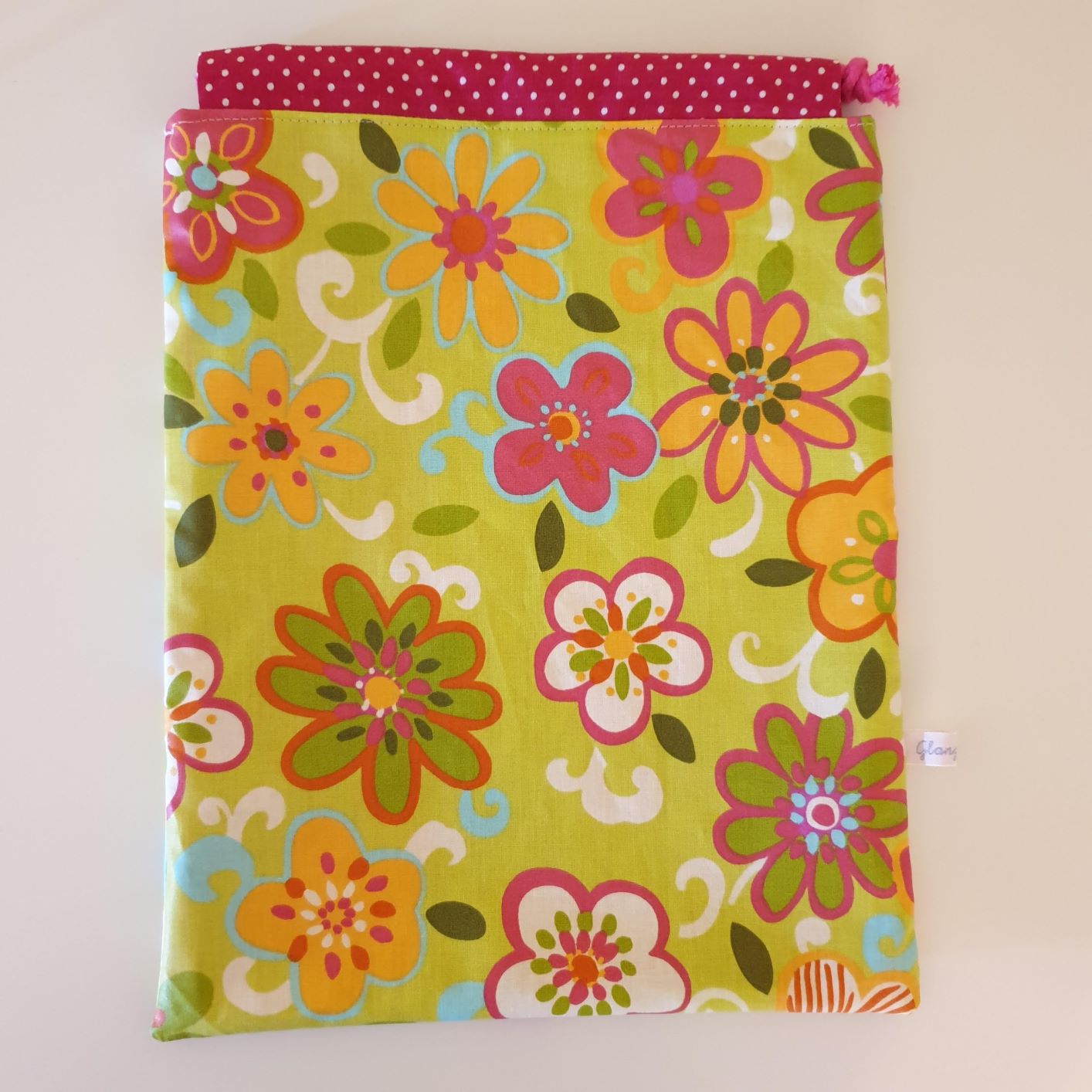 Swimmingbag Blumen gr?n