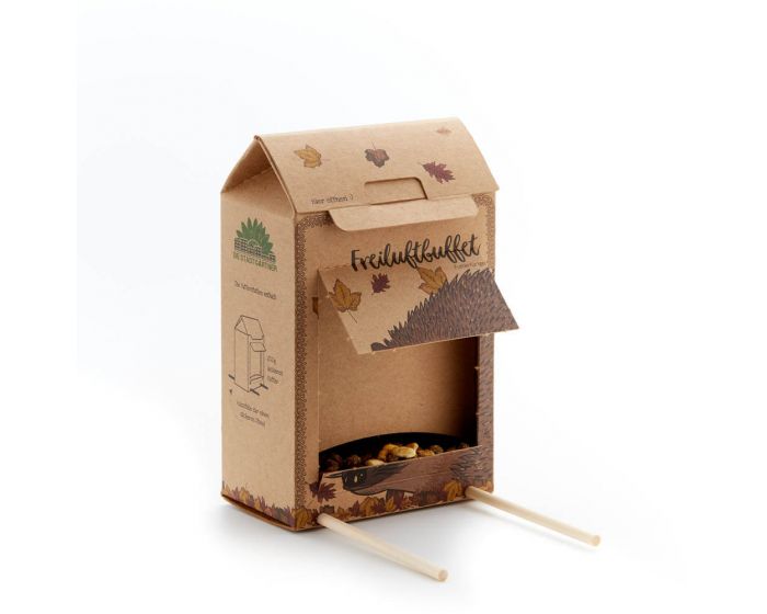 Freiluftbuffet f?r Igel