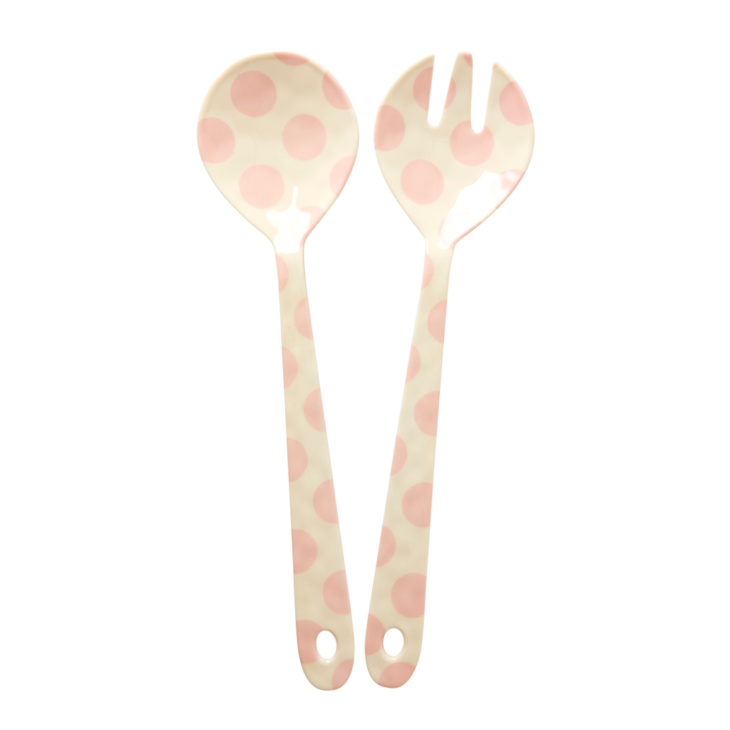 Salatbesteck Rice Pink Dots